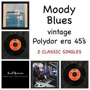 Moody Blues 45’s (vinyl record singles set)